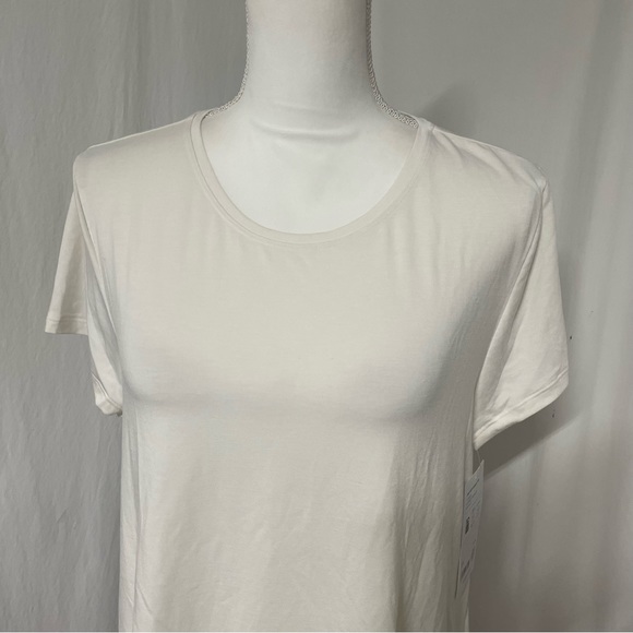 NWT Athleta Air Out Cinch Tee in White L - Picture 3 of 6